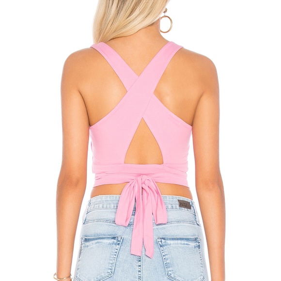 Pink crop top/bralette - Picture 2 of 3